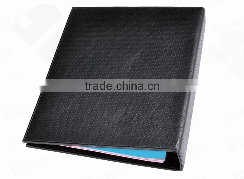 China factory high quality PU folder&ring binder folder&ring mechanism folder