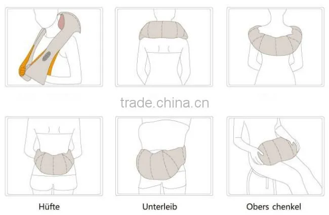 Neck shoulder massage belt( neck massager pillow, back massager)