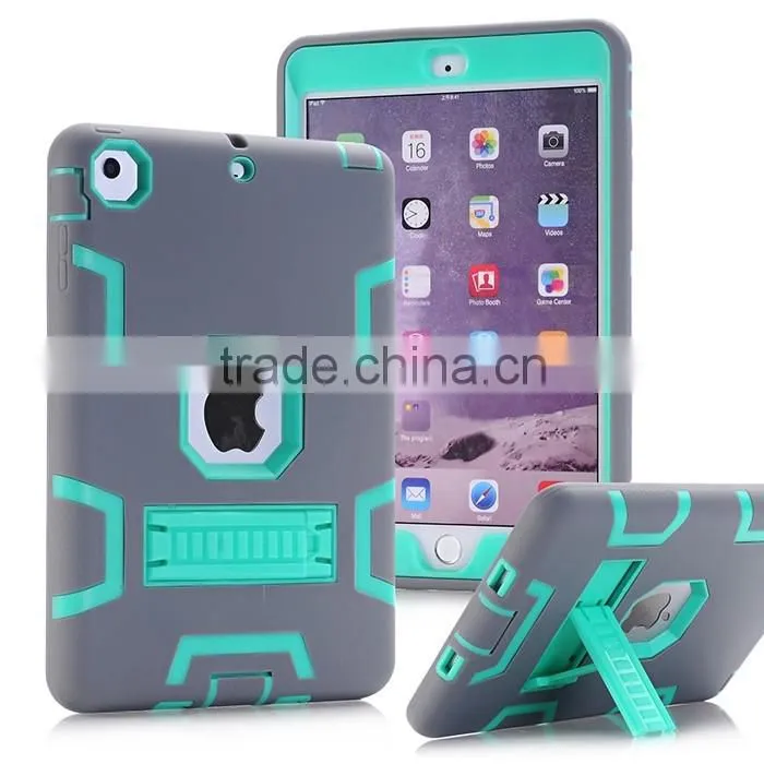 High quality plastic case for ipad mini 2 case with mini 3 case