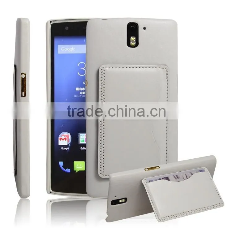 Back Cover Multifunction Wallet Pouch PU Leather Flip Case With Stand Photo Frame Card Holder for Oneplus One