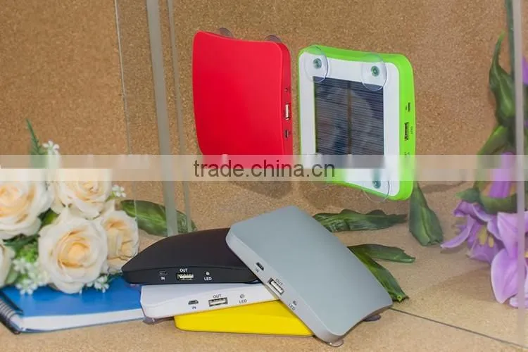 New Arrival 2600mah Solar Power Bank with LED flashlight,solar power bank charger innovative products for import