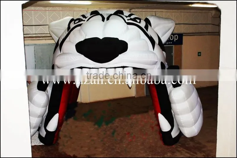 Inflatable Football Tunnel Tent Inflatable Tiger Helmet