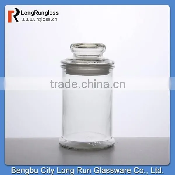 LongRun 12.5oz new design handmade houseware recycled glass jar wholesale price