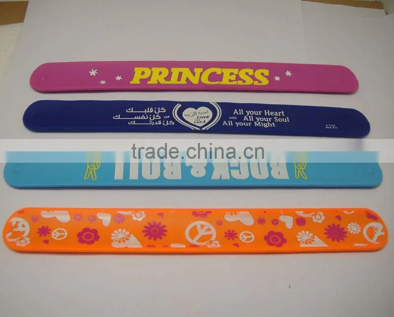 promotional items china silicone slap band