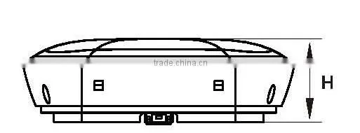 14W IP66 LED Bulkhead