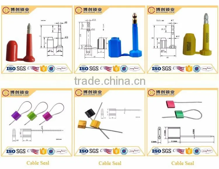container lock bolt seal