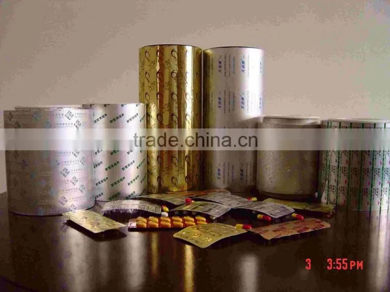 Aluminum Foil with HSL for pharmaceutical packing