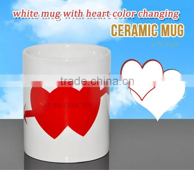 Sublimation Coated Ceramic Magic Mug, Yiwu Factory Directly Supply( SKB-05Z)