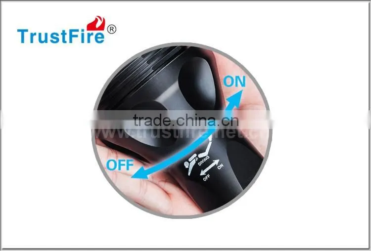 TrustFire DF005 8.4V diving torch, 5*Cree XM-L 2 leds aluminum flashlight, 2300LM IPX6 underwater 100M waterproof flash torch