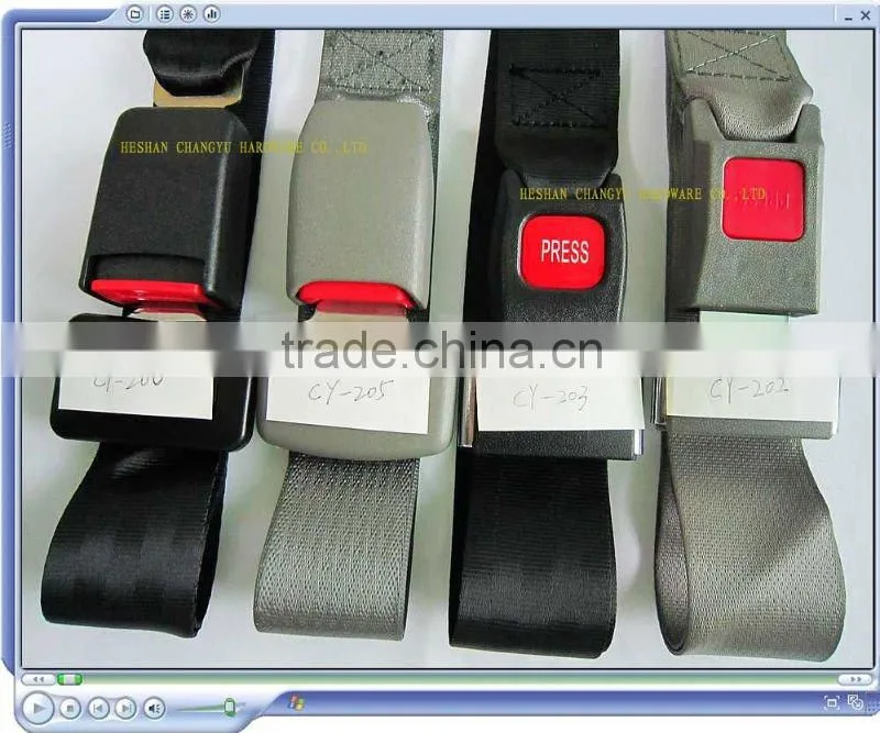 Simple safety belt buckle