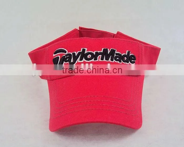Fashion Promotional sun visor hat for golf