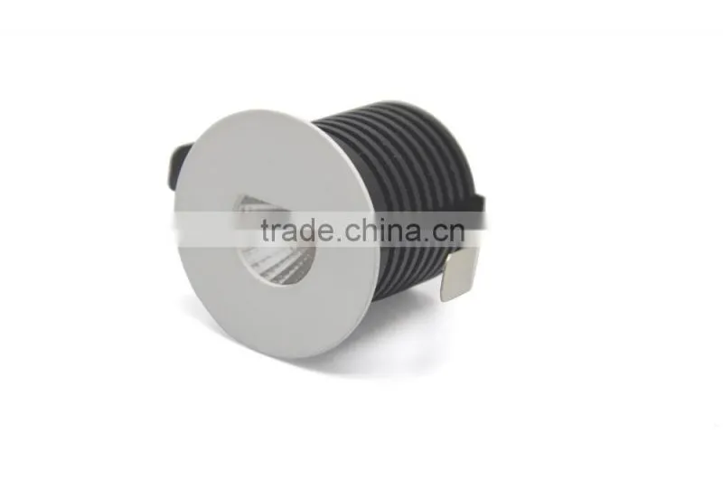 Small Size Epistar COB Clear diffuser Round 3W LED downlight TEC002S3WR2