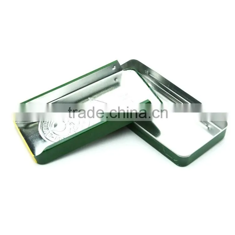 2016 hot selling small slip lid tin can mint packaging