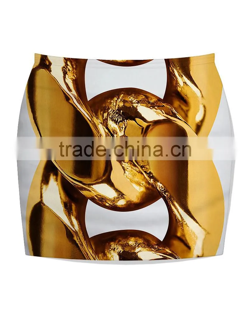 2015 Women Mini Skirt Sublimation Printing Pencil Skirt N20-6