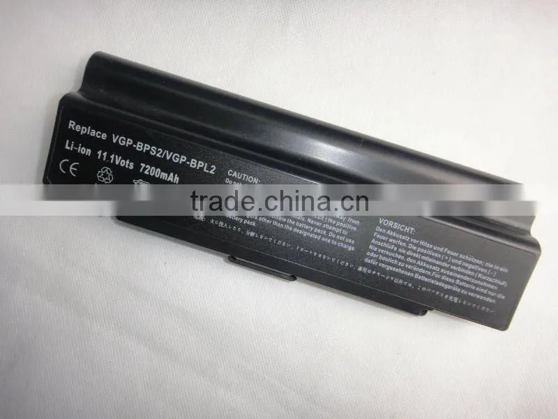 OEM replacement laptop battery replace for SONY vgp-bps2
