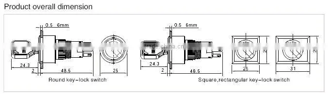ONPOW illuminated push button reset switch(LAS1-A 22mm Series,Dia.22mm,CE,ROHS,REECH,IP40,IP65,Plastic,Industrial control)