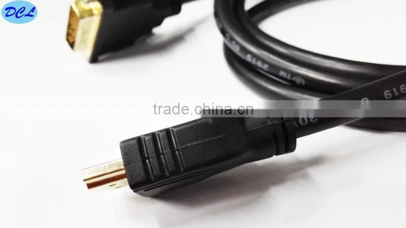 1M HDMI to DVI24+1cable with two cores