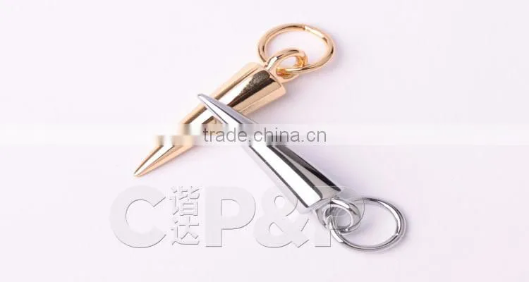 New sliver fashion chili shape design metal garment accessories