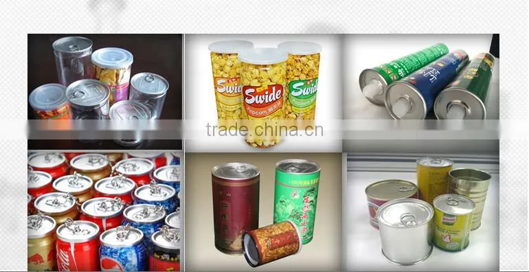 Low price dry food can sealer machine, drinking water can sealer machine, paper can sealer machine