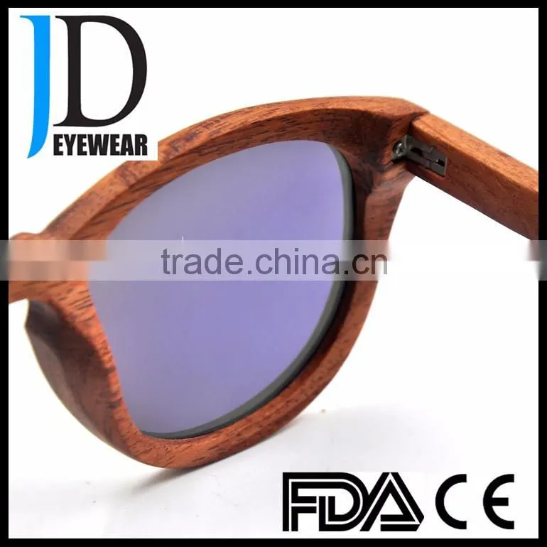 High Quality China Wholesale OEM Wood Sunglasses Mirror Revo Lens Sunglasses