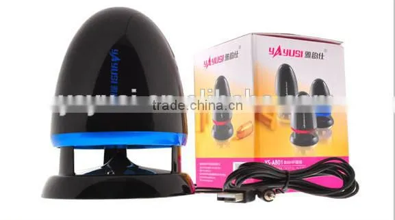 Best selling,mini special feature bullet shape portable speaker for computer mobile phone mp3,3w,MOQ,40 pairs