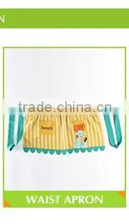 100% Polyester High Quality white Apron With Pocket
