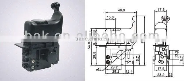 Electric power tool switch for Makita 2050F