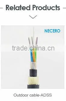 Multi mode 4 Core outdoor direct buried amored fiber optic cable