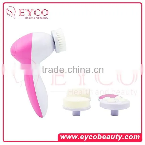 home use silicone facial brush facial massager 5 in 1 Personal Skin Care Beauty EYCO BEAUTY