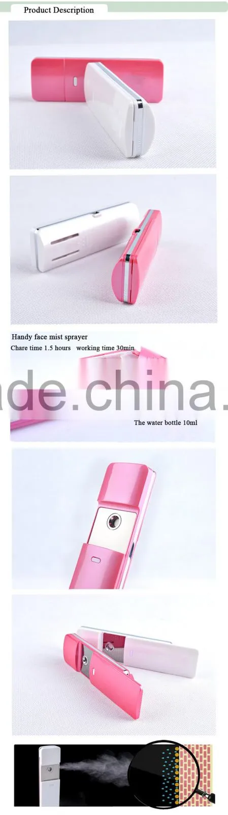 skin care spray beauty nano facial steamer