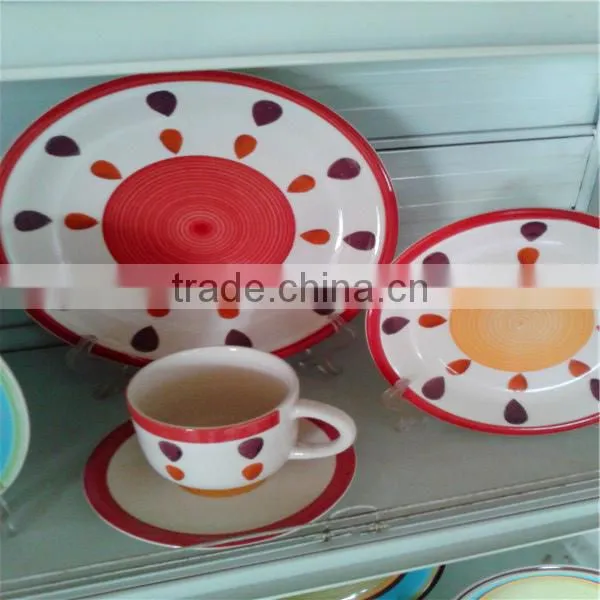 30PCS Color Stripes Handpainting dinnerware sets wholesale