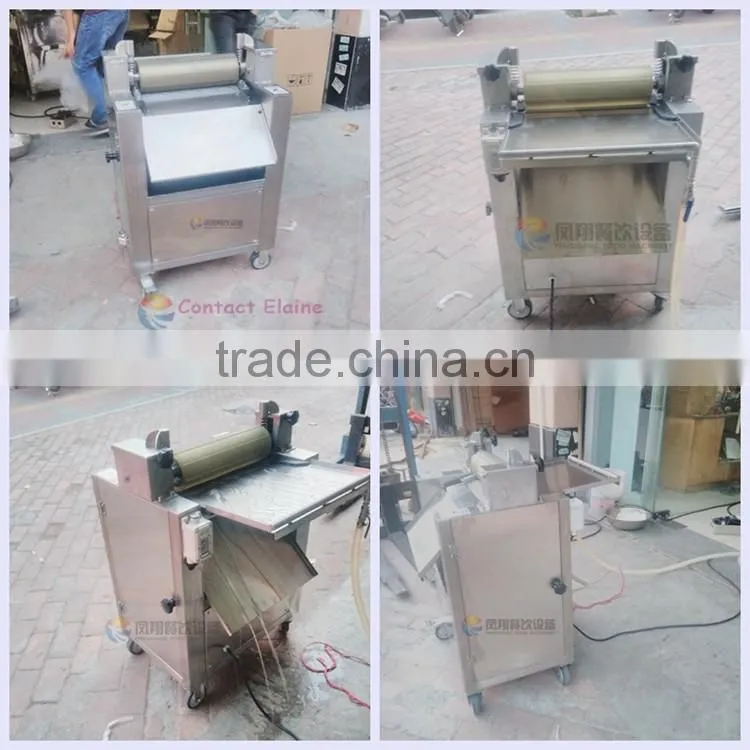 Industrial Automatic Squid Fish Skinning Skinner Machine