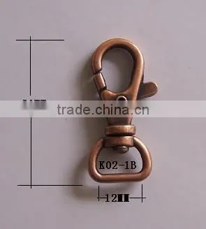 Zinc alloy dog clip