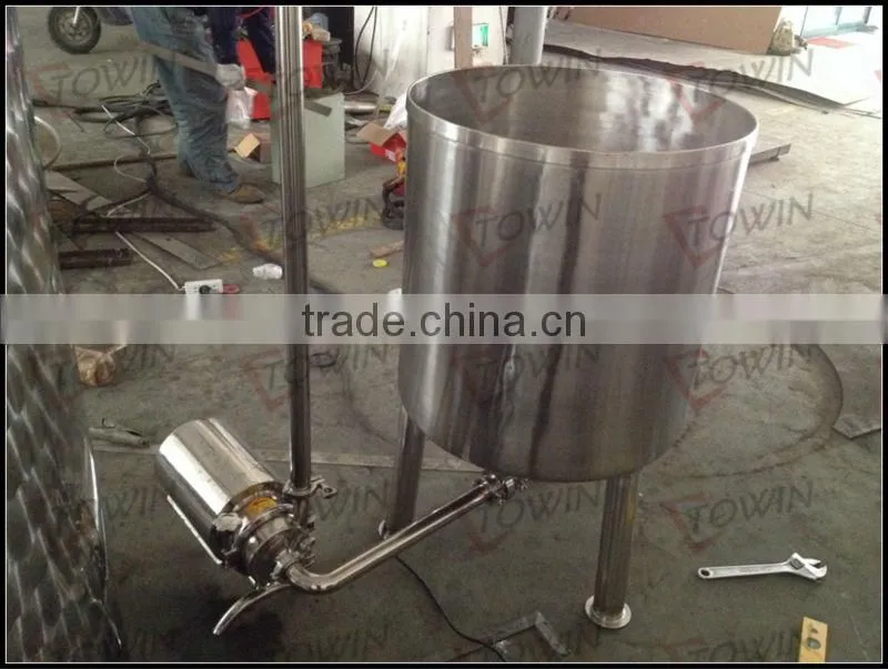 SS304 fermentor tank with pump and storage tank