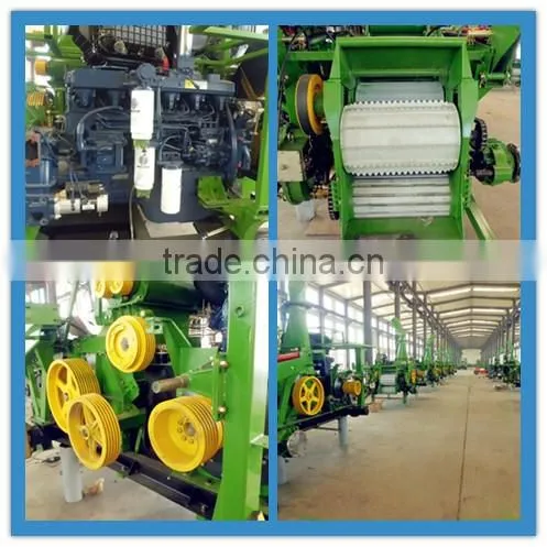 Agricultural self walking type forage harvester