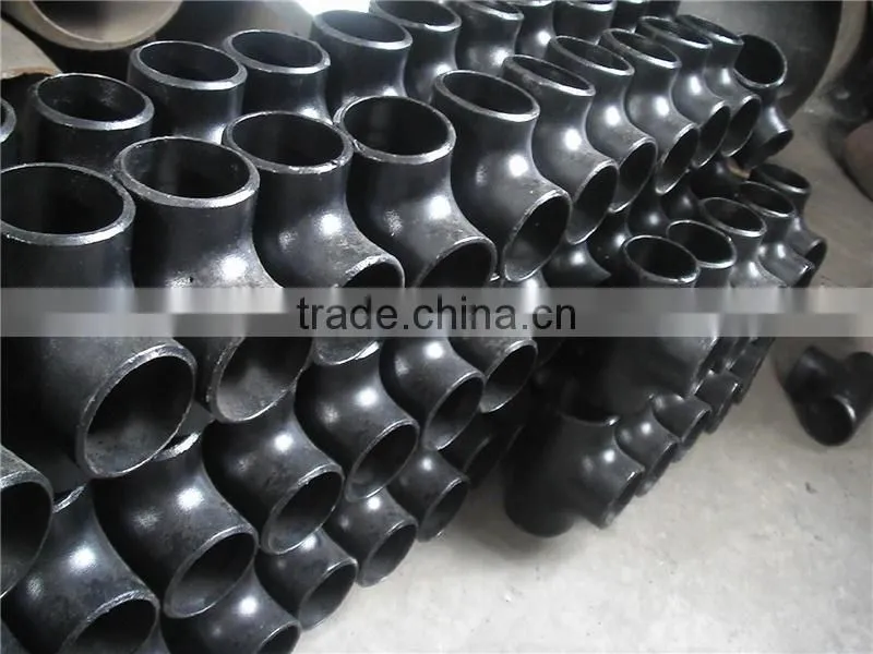 forging Mechanical Parts Fabrication Services cross Pipe Fittings stainless steel tee black steel pipe tee