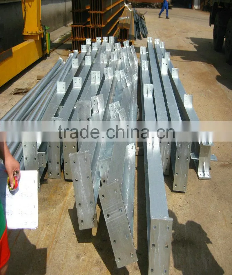 eps/rockwool sandwich wall light steel frame/prefabricated steel warehouse/prefab steel structure