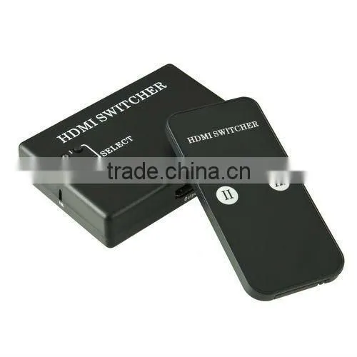 3 Port HDMI Switch Switcher Selector Splitter With Remote Controller for PS3 DVD