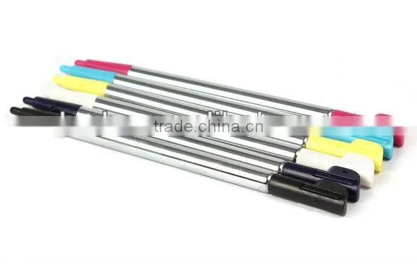 New Retractable Metrllic Stylus Touch Pen Set For NDSi XL/LL