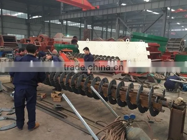 Top quality screw sand washing machine, screw stone washer with CE approval