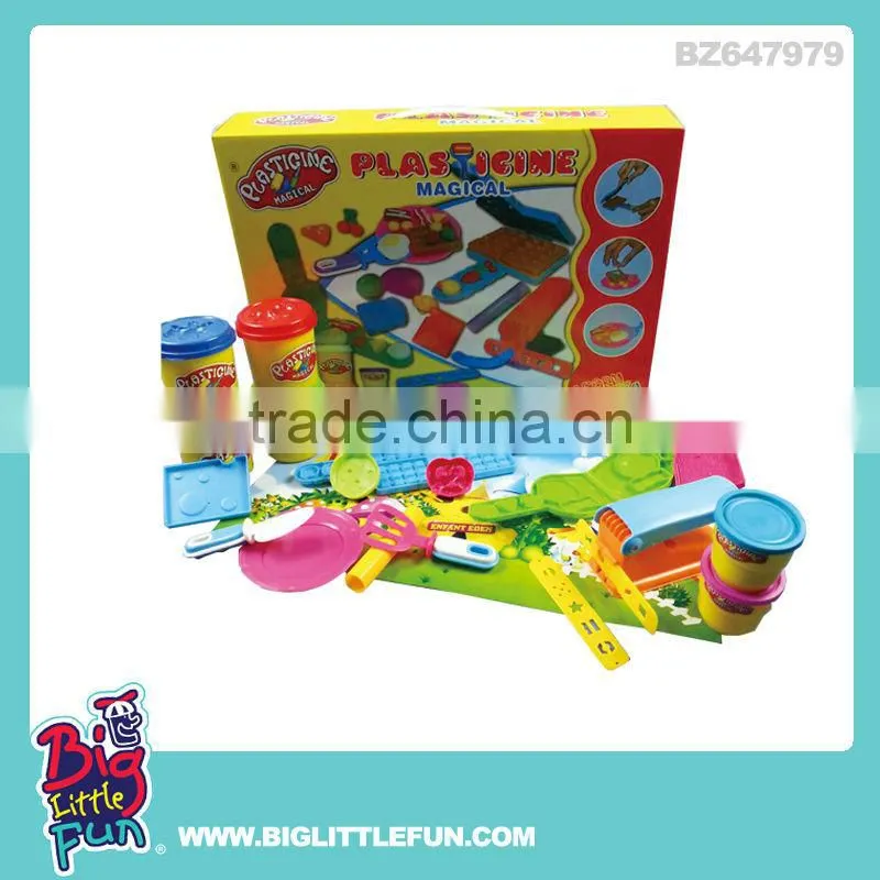 Kids dinosaur world play dough set toy