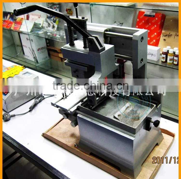 Tabletop one color manual pad printer