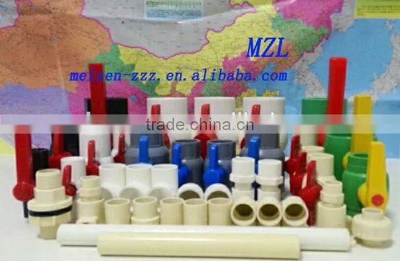 China CPVC Pipe Fittings and ball valve with good quality