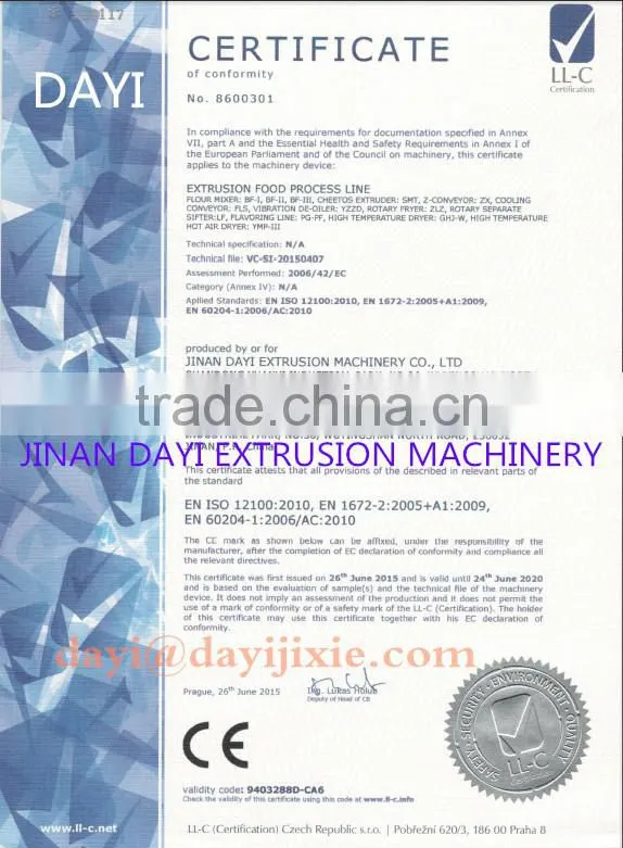 Hot Sale Automatic Food Pellet Processing Machine Stainless Steel Fried snack 2D/3D Pellet Production Line