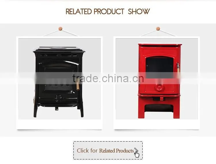 Direct salling ivory white enamel wood burning stove/wood stove/fireplace from Chinese factory HF905UBE