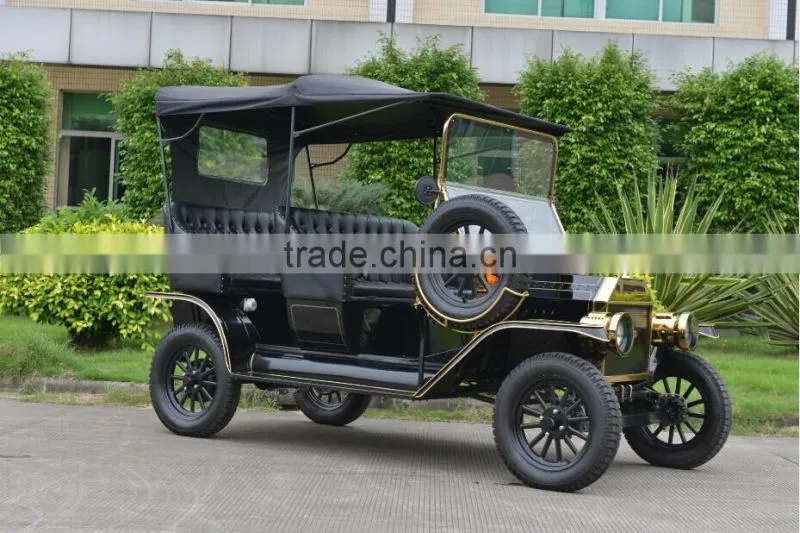 BLAC unique design 4 wheels 5 seater electric model T golf car