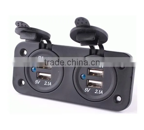 Motorcycle Double USB Socket 3.1A