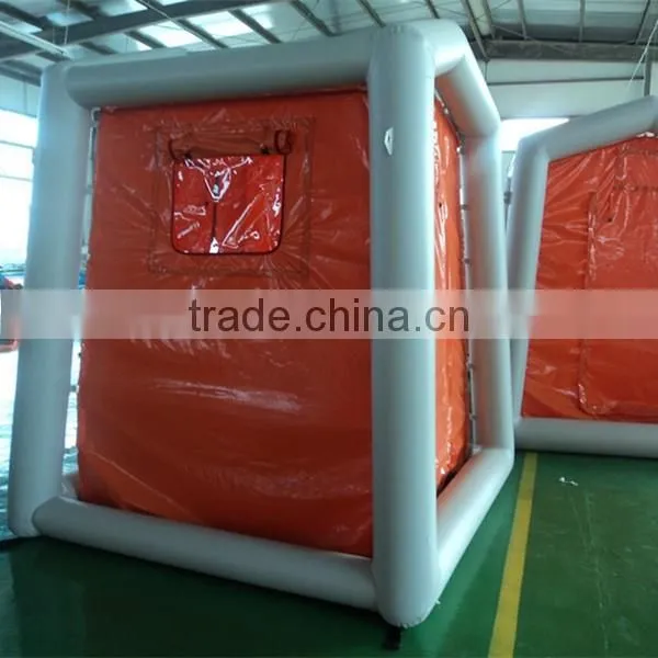 Mobil outdoor inflatable tent toilet