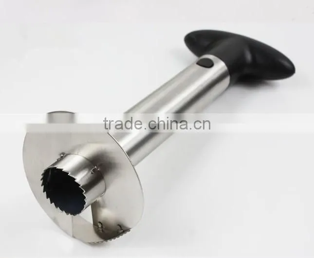 Easy Tool Stainless Steel Fruit Pineapple Corer Slicer Peeler Cut