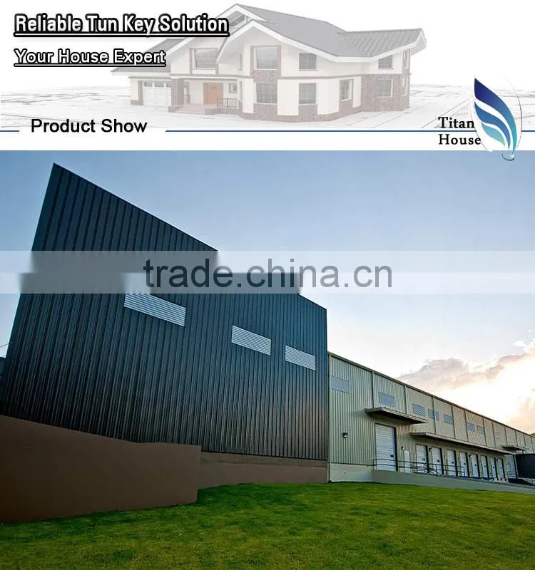 Light Steel Structure Small Warehouse with Office